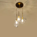 GobekUsa Glass Chandelier Lighting for Home Dining Room Kitchen Decor Pendant Lights