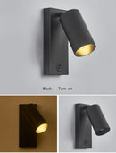 GobekUsa Black Brass LED Wall Sconce Lighting Fixture - Nordic Art Wall Lamp