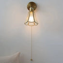 GobekUsa Glass Wall Light Sconce Modern Nordic Bedside Lamp Aisle Hallway Balcony Lighting