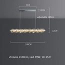 GobekUsa Crystal LED Pendant Lights | Dimmable Ring Hanging Lamp | Modern Luxury Decor Fixtures