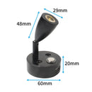 GobekUsa LED Lights with USB Charger and Touch Control Switch for Vehicles