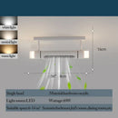 GobekUsa Bladeless Ceiling Fan with Remote Control LED Light Fixture for Home Décor