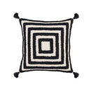 GobekUsa Boho Geometric Tufted Cushion Cover with Fringe - 45X45/30X50CM