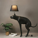 GobekUsa Big Dog LED Floor Lamp Black Dog Table Lamp E27 for Living Room