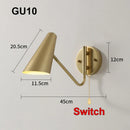 GobekUsa Adjustable E27 LED Wall Lamp Sconces Indoor Lighting Home Decor Bedroom Fixture