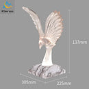 GobekUsa Crystal Eagle LED Table Lamp for Bedroom Study and Living Room