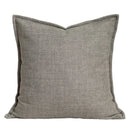 GobekUsa Cappuccino Tone Geometry Embroidery Luxury Pillowcase 45x45cm Cream Khaki Gray