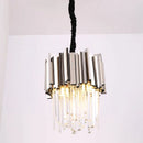 GobekUsa Crystal Pendant Chandelier Gold & Chrome Luxury LED Lighting for Dining Room & Bedroom