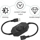 GobekUsa LED Strip Lights Dimmer Switch USB Cable with Rotary/Touch Controller