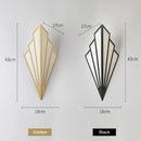 GobekUsa LED Fan-Shaped Indoor Wall Lamp for Corridor Aisle Staircase Bedroom Lighting