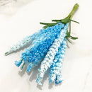 GobekUsa Blue Flower Cherry Stamen Berries Bundle for DIY Christmas Wedding Decor