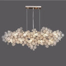 GobekUsa Glass Led Chandelier: Modern Luxury Designer Pendant Lights for Living Room, Bedroom, Study