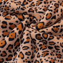 GobekUsa Double Layer Leopard Print Coral Fleece Blanket - 150X200Cm Office Bedspread