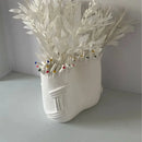 GobekUsa Coral Shapes Flower Pot Vase Ceramic Handicraft Home Decoration