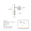 GobekUsa Adjustable Indoor LED Wall Lamp Spotlight Fixture, Aluminum, Rotatable 350°