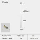GobekUsa Conical Chandelier Stair Lamp Modern Simple Villa Restaurant Kitchen Bedroom Bar Lighting