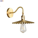 GobekUsa Adjustable Copper Wall Sconce Edison Lamp LED - Modern Bedroom Bathroom Light