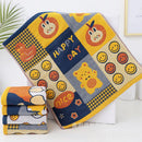 GobekUsa Cat Gauze Hand Towels - Set of 4 | 100% Cotton, 35*40cm | Bathroom & Kitchen Essentials