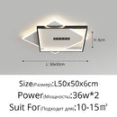 GobekUsa LED Chandelier Lights Indoor Lighting Room Decor White Black Lamps With Spotlight