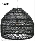 GobekUsa Elegant Rattan Wave Pendant Light for Modern Rustic Home Decor