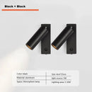 GobekUsa LED Wall Light: Modern Rotation Headboard Reading Lights for Bedroom, Living Room