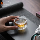 GobekUsa Double Wall Glass Teacup Set for Beer, Tea, Espresso, and Whisky
