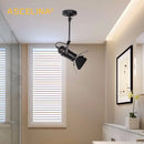 GobekUsa Industrial Retro Ceiling Lamp American Loft Style E27 for Home Decor