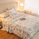 GobekUsa Double Sided Plaid Fleece Blanket - Winter Bedroom Essential