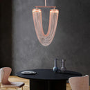 GobekUsa LED Aluminum Ceiling Chandelier Lighting Hanging Lamps for Foyer
