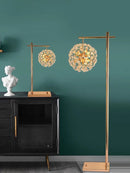 GobekUsa LED Sunflower Crystal Floor Lamp for Home Decor in Living Room or Bedroom