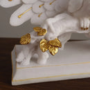 GobekUsa Golden Phoenix Peacock Sculpture Home Decor Ornament Figurine