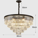 GobekUsa Crystal Chandelier Stair Pendant Light Interior Lighting for Modern Home Decor
