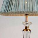 GobekUsa Crystal Floor Lamp: European Retro Table Lamp for Home Décor, Living Room, Bedroom