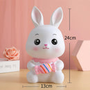 GobekUsa Bunny Piggy Bank Money Box Kids Saving Toy - Cute Easter Rabbit Figurine