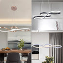 GobekUsa Acrylic LED Chandelier Pendant Light Minimalist Ceiling Lamp for Modern Decor