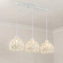 GobekUsa Crystal Triple Pendant Lamp: Modern Nordic Design for Dining Room, Bedroom, Bar Counter