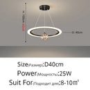 GobekUsa LED Star Chandelier for Modern Living Room Bedroom Decor