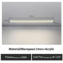 GobekUsa Black Linear LED Ceiling Light for Aisle, Bedroom, Dining, Living Room – Minimalist Design
