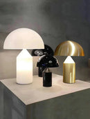 GobekUsa Golden Mushroom LED Desk Lamp for Home Decoration & Reading