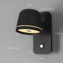GobekUsa Dimmable LED Wall Sconce with Adjustable Brightness and 3-CCT Rotation