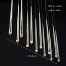 GobekUsa Crystal Water Drop Ceiling Chandelier for Classic Living Room Decor