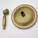 GobekUsa Antique Handheld Shower Head with Holder, Plumbing Hose, and Toilet Bidet Sprayer