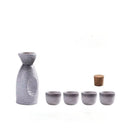 GobekUsa Ceramic Wine Sake Set with Heater and Dispenser