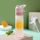 GobekUsa Girls 700ml Spray Water Bottle for Outdoor Sports Fitness & Travel