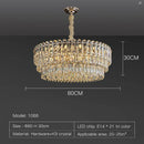 GobekUsa Crystal Chandelier: Postmodern High-End Light Luxury for Living & Dining Rooms