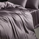 GobekUsa Eucalyptus Fiber Dark Gray Bedding Set: Soft, Silky Duvet Cover, Bed Sheet, Pillowcases