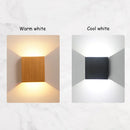 GobekUsa LED Up Down Wall Lamps: Gold & Silver Aluminium Wall Light for Bedroom, Living Room, Corridor