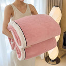 GobekUsa Cozy Carved Velvet Blanket | Warm, Soft & Breathable | Autumn Winter Sofa Bed Throw