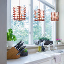 GobekUsa Industrial Retro Loft LED Pendant Light for Home Living Room Kitchen