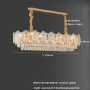 GobekUsa Gold Glass Dining Table Lamp | Modern Round Crystal Hanging Pendant Lights